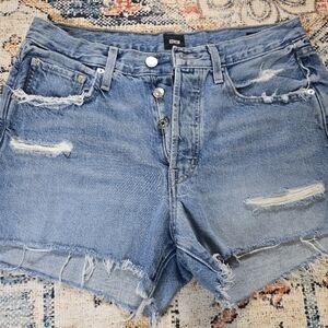 Edwin Light Blue Distressed Women's Jeans